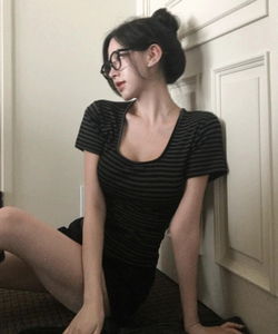 Nar Striped Square Neck T-Shirt - 3 colors