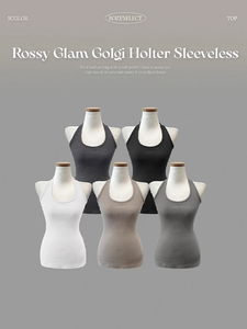 Rossi Glam Ribbed Halter Sleeveless Floating Breast Cover/Daily/Inner Item