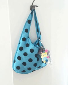 Inti Blue Big Dot Shoulder Bag
