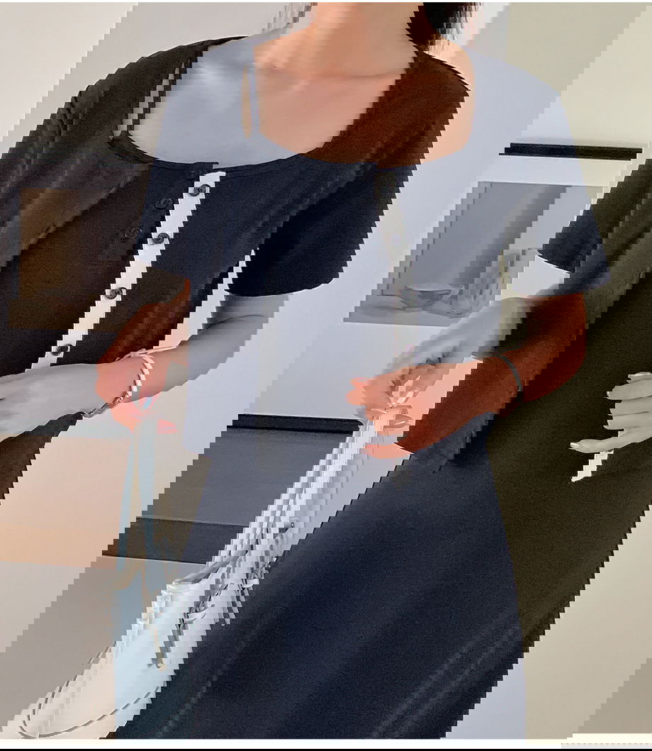 리리앤코 텐아노브 뷔스티에 롱 원피스 가디건 투피스 세트