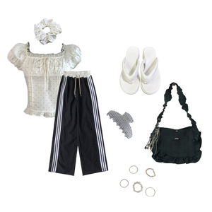 Ruffle,Casualstyle,Pretty 코디
