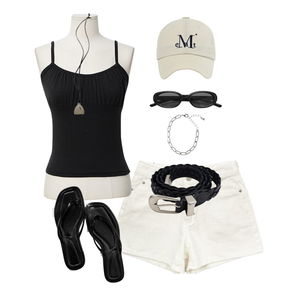 ShortPants,sleeveless,cap 코디