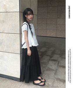 Tenu Cancan Frill Long Banding Skirt