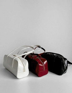 Belki #Soft Square Leather Shoulder Bag