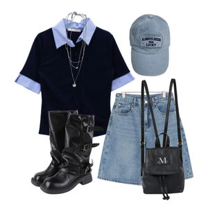 Casual,Blouses,Cap,Styleyoursummer,Simplelook 코디