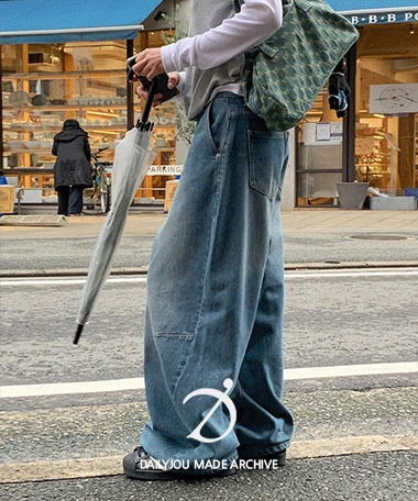 レガンダーツワイドデニムパンツ