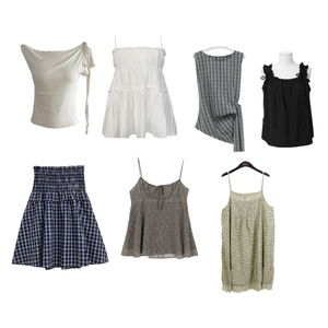 blouses,ShortSleeve,sleeveless 코디