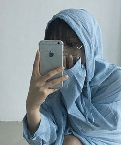 Bomir Hood Overfit Natural Long Sleeve Shirt