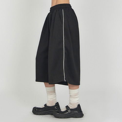 Cotton Piping Bermuda Pant PA042 (Ships Today)