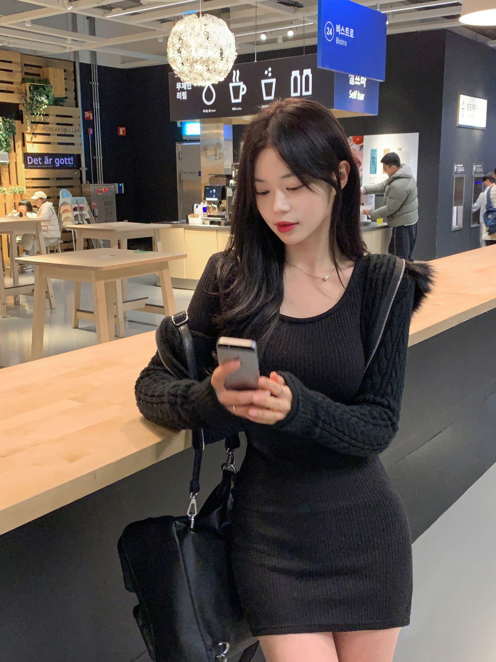 드레스 모델 착용 이미지-S6L35