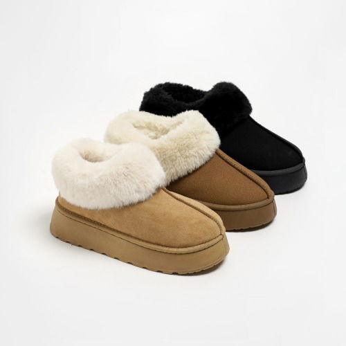Dite fur lining cold weather slippers WTSDR4f222