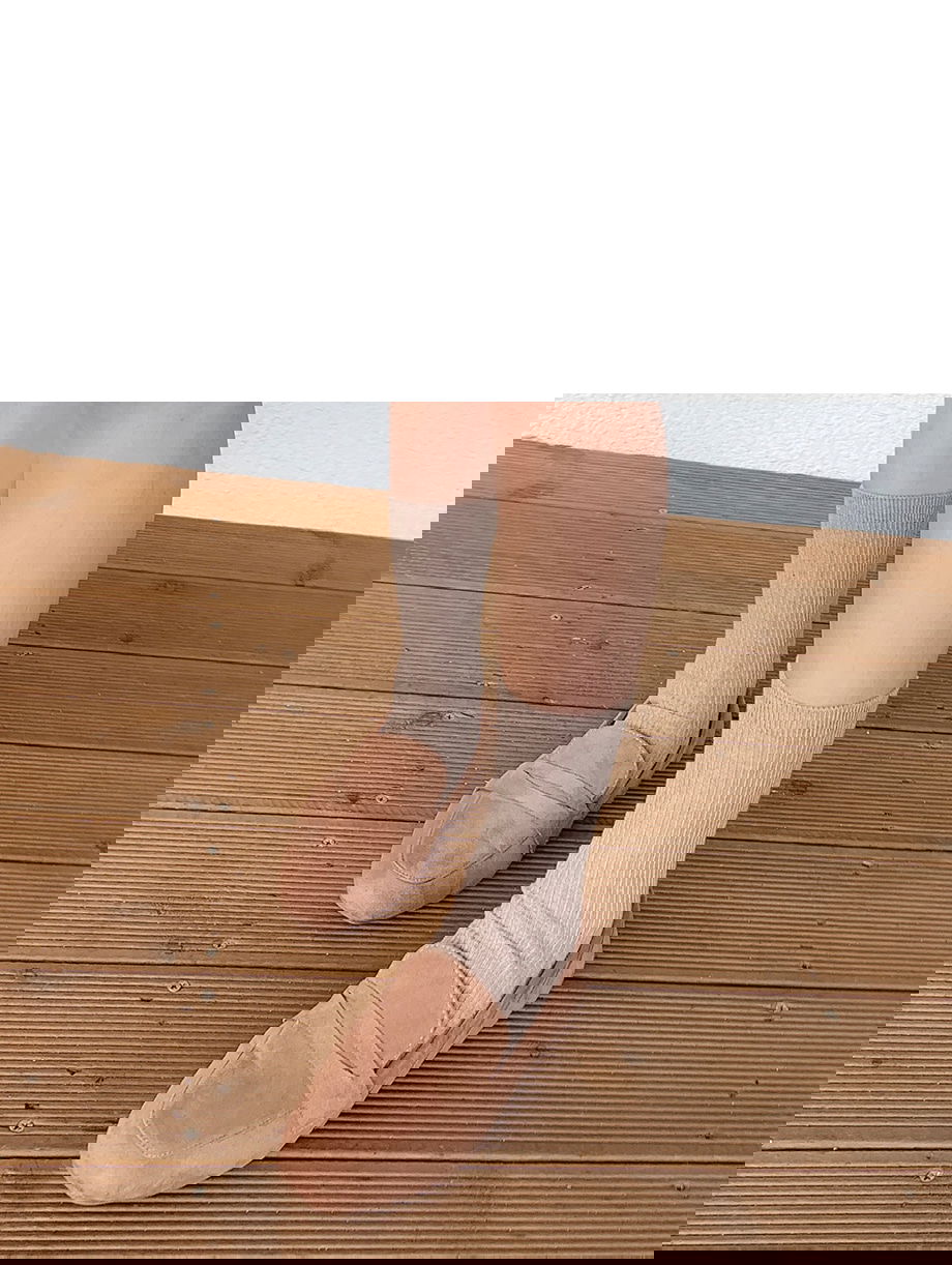 리리앤코 다운컬러 골지 무지 양말