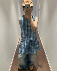 Mare Plaid Check Dress *Black Available for Same-Day Shipping