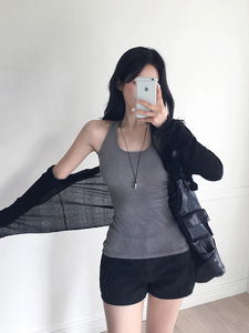 透膚排扣薄外套