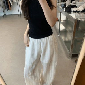Milky Applique Long Pants *Same-day shipping available
