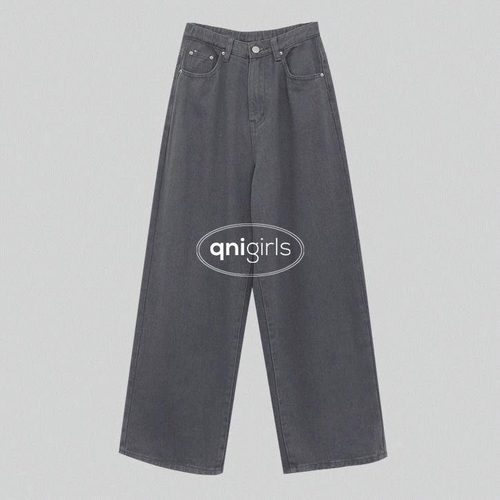 Hip Cover Inbanding Cotton Wide Pants