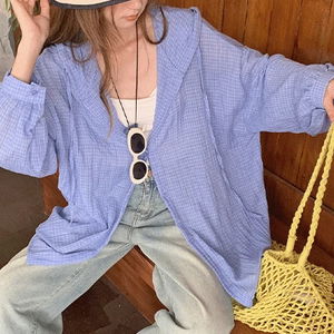 Think Overfit Hooded Shirt