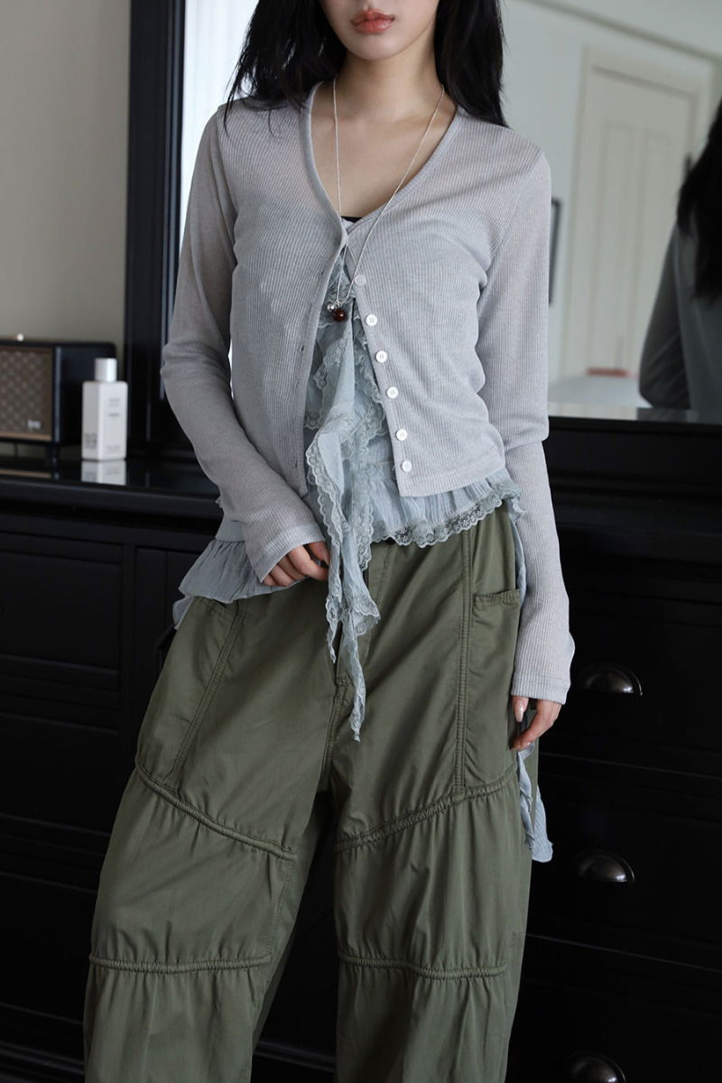 Sheer Summer V V-Neck Cardigan
