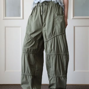Piping Wrinkle Banding Pants