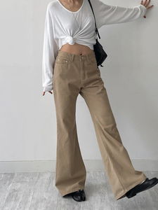 Cotton flare Flared pants