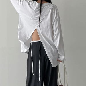 Back team overfit long sleeve t-shirt