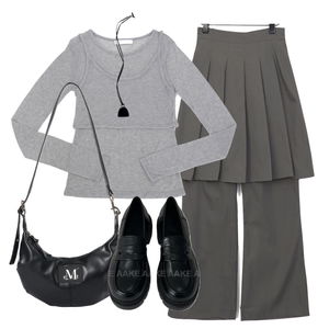 pants,LongSleeve,necklace 코디