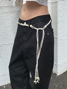 BOHEMIAN WOOD STRAP BELT