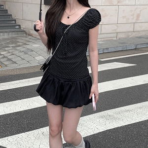 주리 리본 펌킨 벌룬 미니 스커트 (3color)