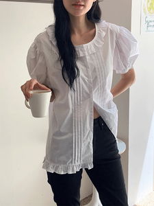cheese lace blouse
