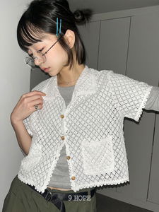 羅密歐短袖格菱紋外套