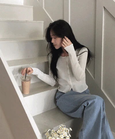 우노 스칼럽 가디건 (여름, 데일리)