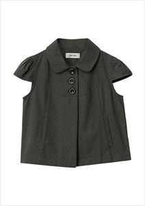 RIBEUDEU BUTTON JACKET DOT