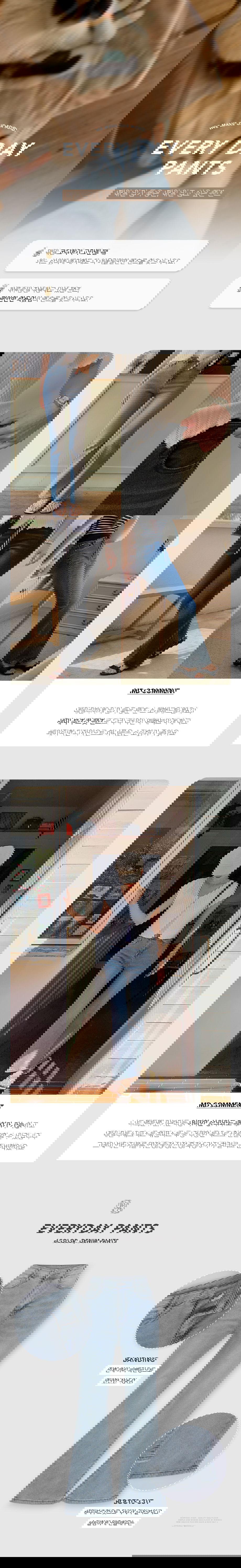 리리앤코 위크니프 속밴딩 스판 세미 부츠컷 데님 팬츠 청바지