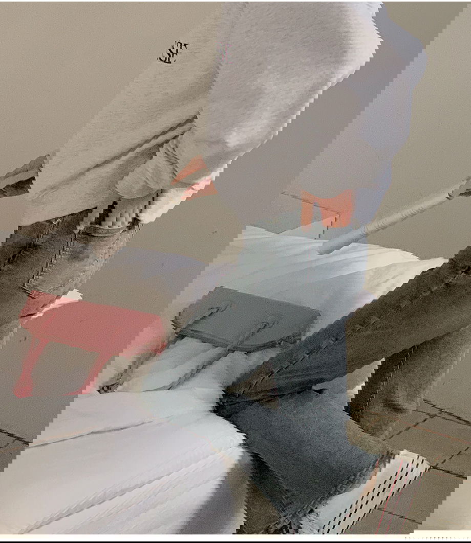 리리앤코 위크니프 속밴딩 스판 세미 부츠컷 데님 팬츠 청바지