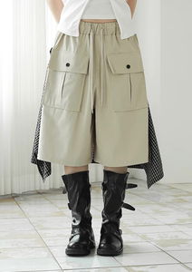 Pieta Check Layered Bermuda Shorts