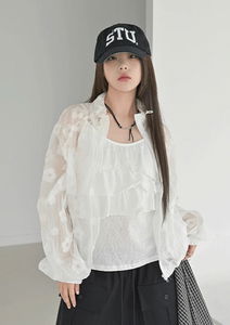 Chrome Flower Windbreaker