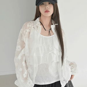 Chrome Flower Windbreaker