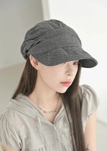 Deep fin cap bucket hat