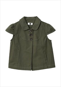 RIBEUDEU BUTTON JACKET KHAKI