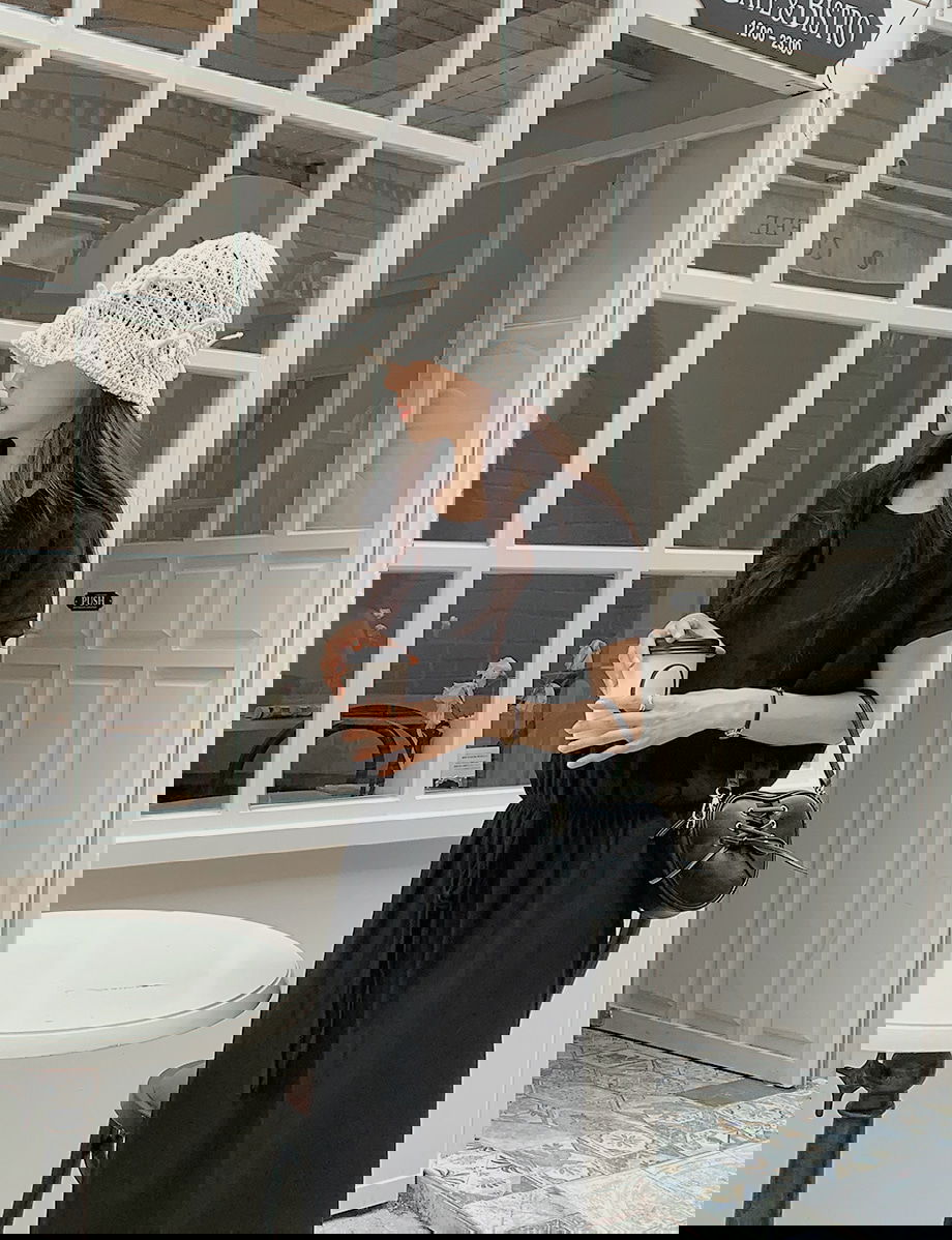 리리앤코 루딜리프 코튼 밴딩 루즈핏 롱 원피스