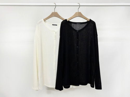 Powder Round Cardigan