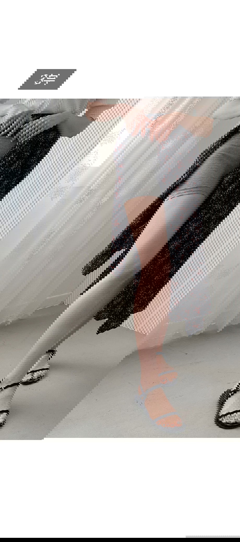 리리앤코 1/3/5부 면스판속바지