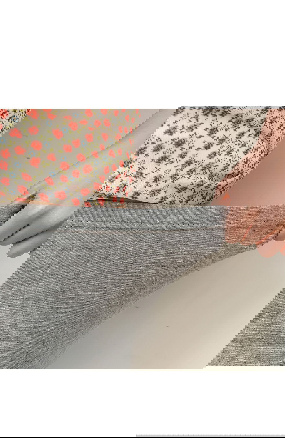 리리앤코 1/3/5부 면스판속바지