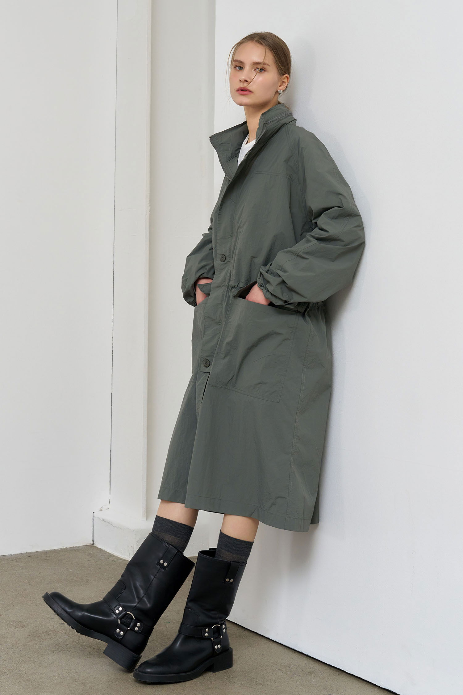 UNISEX UTILITY LONG SAFARI Jacket