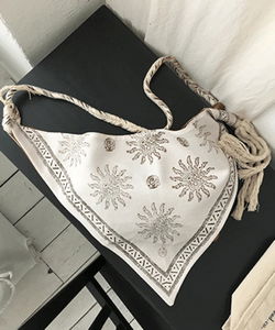 Hene Vintage Scarf Rope Crossbody Bag