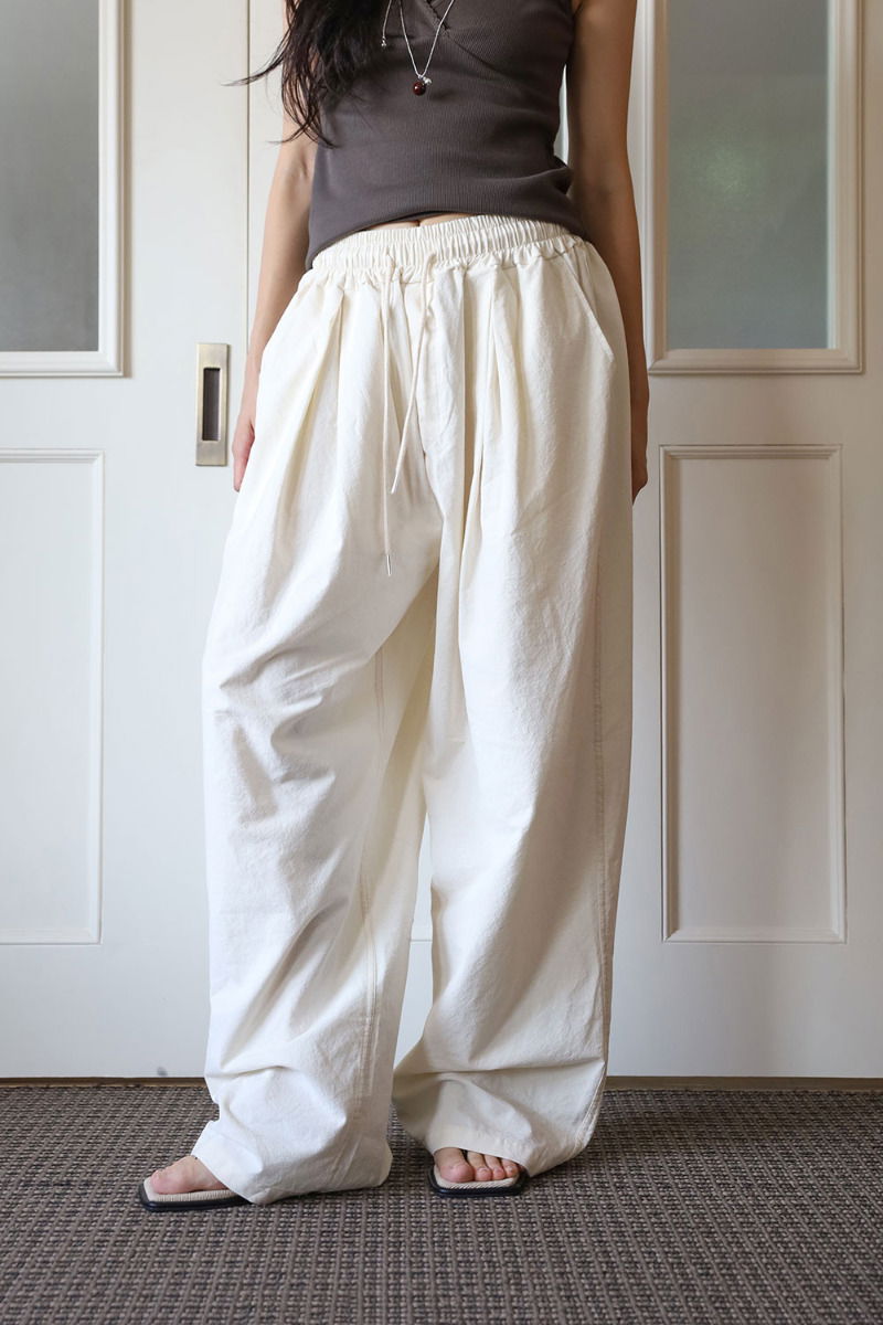 Daily Linen Banding Pants