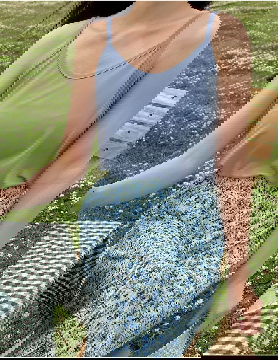 리리앤코 콜드루 아이스 쿨링 스판 브이넥 나시