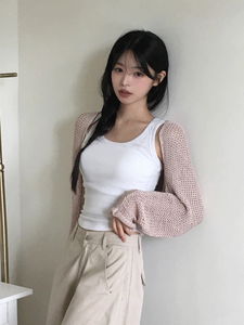 簡約貼身螺紋無袖背心