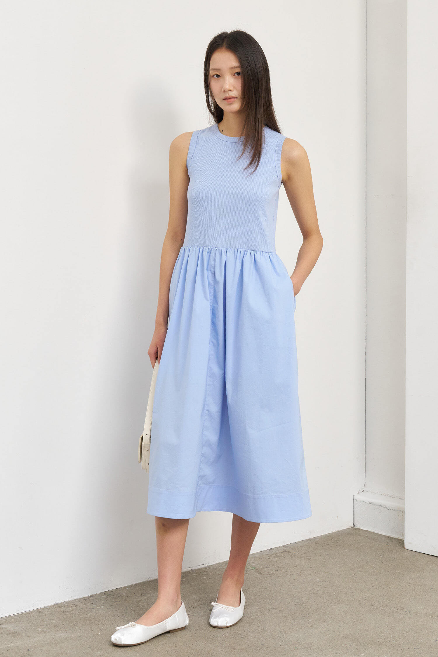 WOMAN Jersey Top Flare Long Dress 半身裙