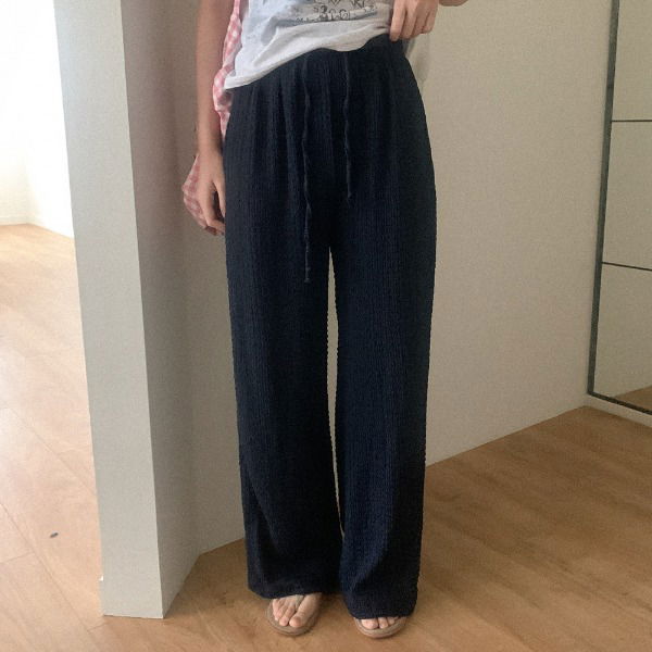 Orati Wrinkle Wide Banding Pants